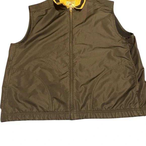 Cutter & Buck Black Golf Windbreaker Vest with Full-Length Zipper - Picture 8 of 9